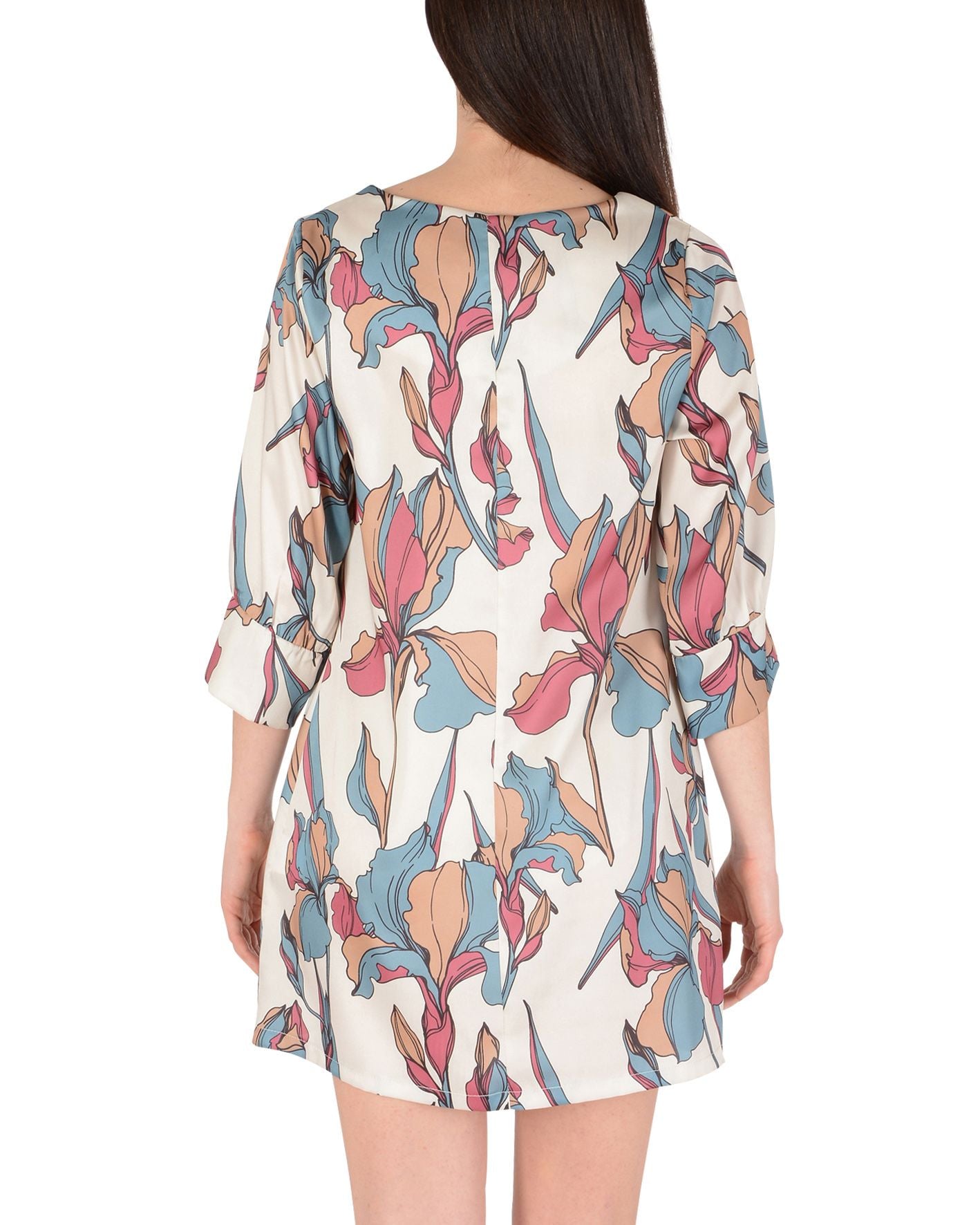 19V69 Italia Woman Dress Multicolor ABITO LABEL FANT. 4