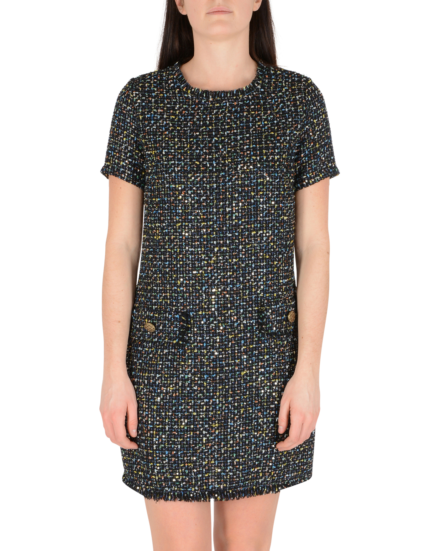 19V69 Italia Woman Dress Black ABITO MORA NERO